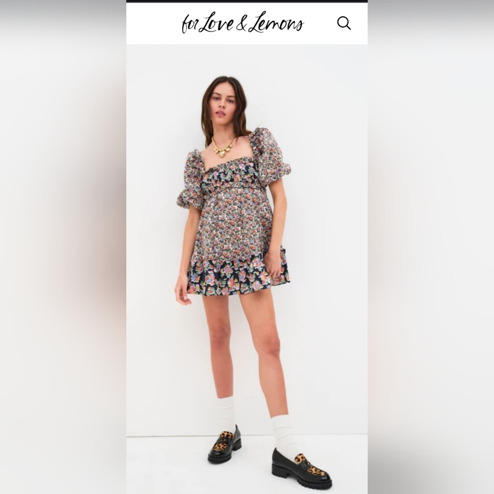 For Love & Lemons Hudson Mini Dress